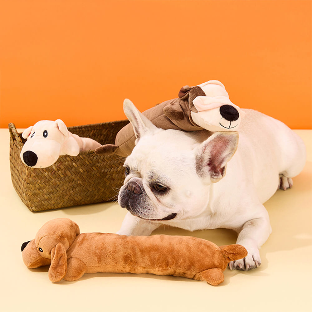 Plush Squeaky Durable Bite-Resistant Dog Chew Toy