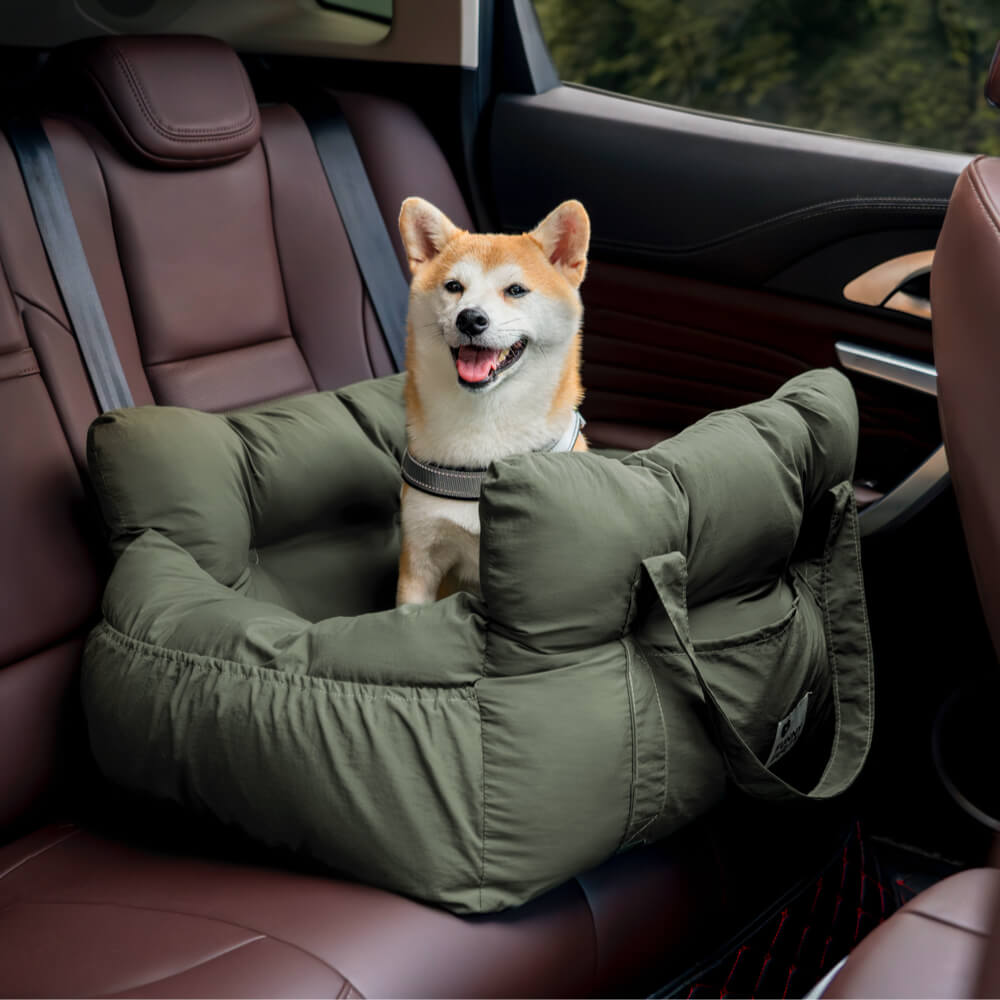 Portable Leisure Outing Pet Bolster Large Dog Car Seat Bed