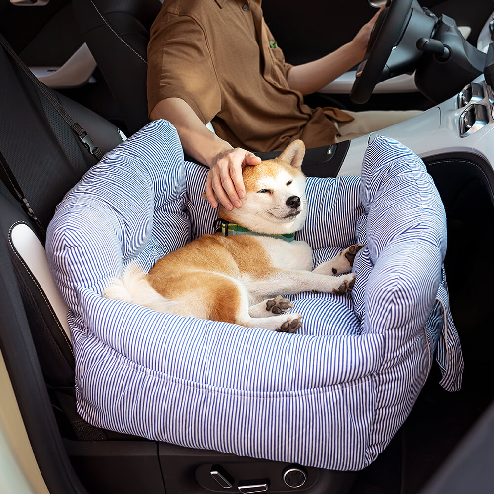 Letto per seggiolino auto per cani - Prima classe