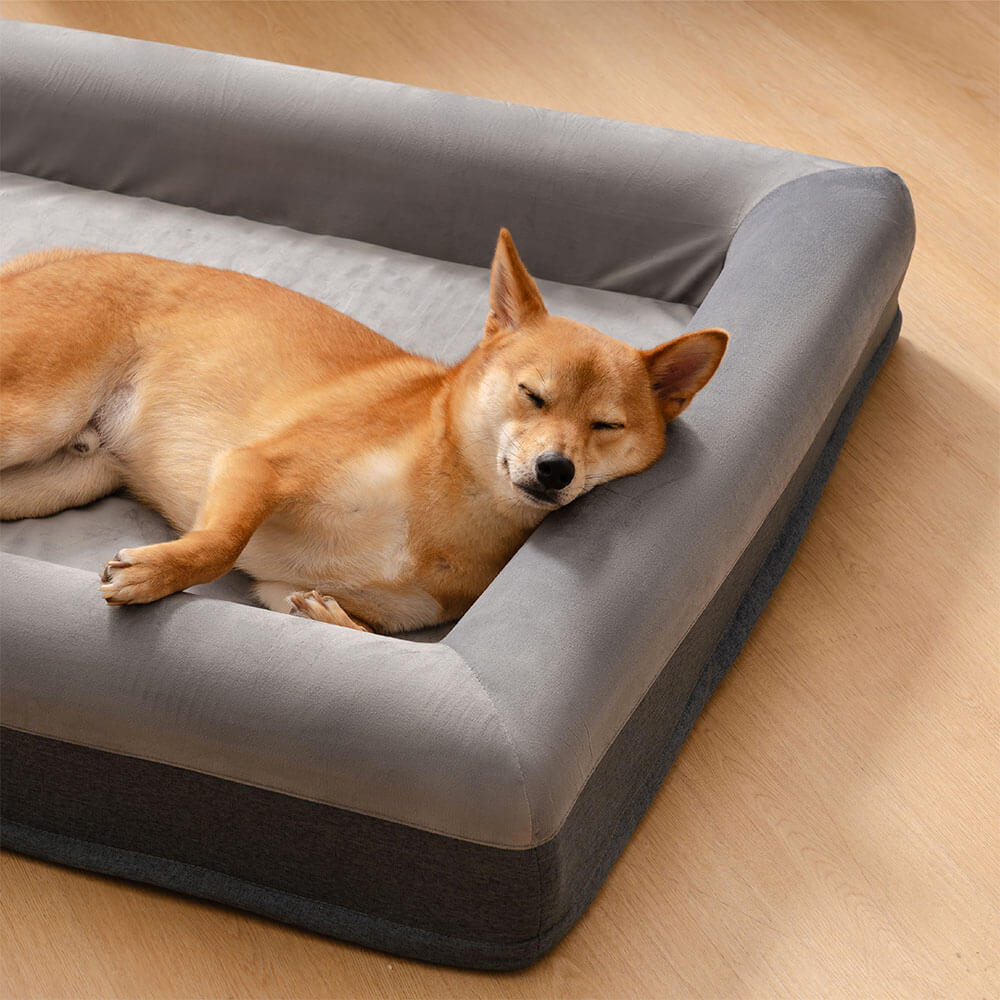 Cama ortopédica premium para perros Sueño maravilloso con cama de excavación de juego alegre