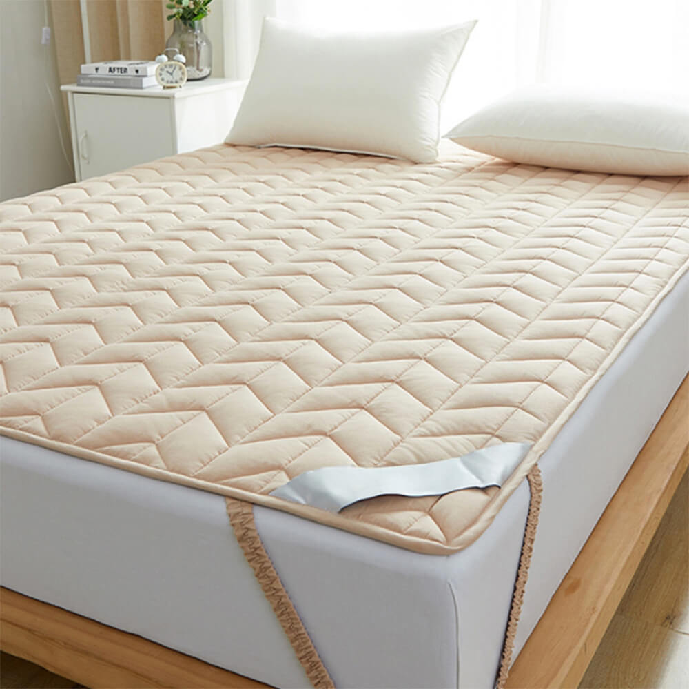 Pure Cotton Breathable Comfortable Non-Slip Mattress Topper