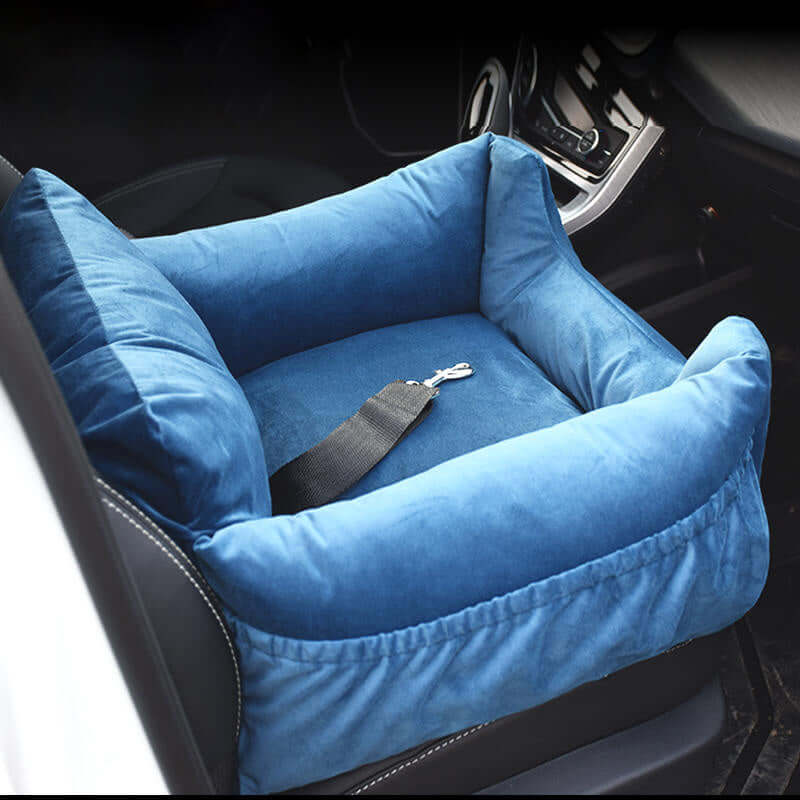 Cama de viaje para mascotas de seguridad extraíble Cama grande para asiento de coche para perros