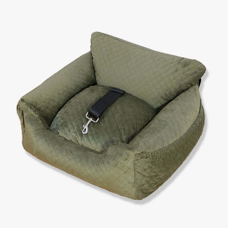 Cama de viaje para mascotas de seguridad extraíble Cama grande para asiento de coche para perros