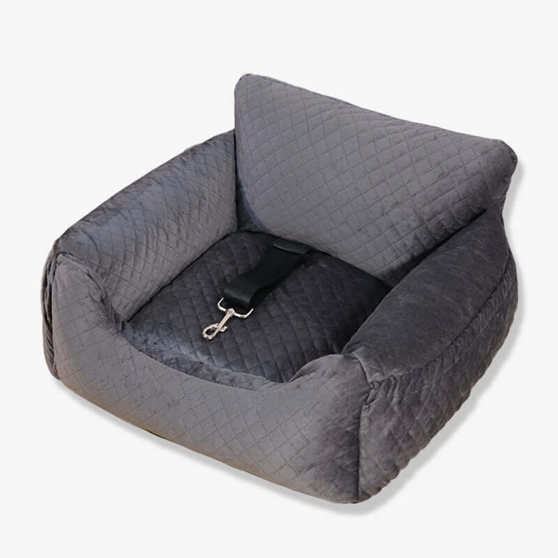 Cama de viaje para mascotas de seguridad extraíble Cama grande para asiento de coche para perros