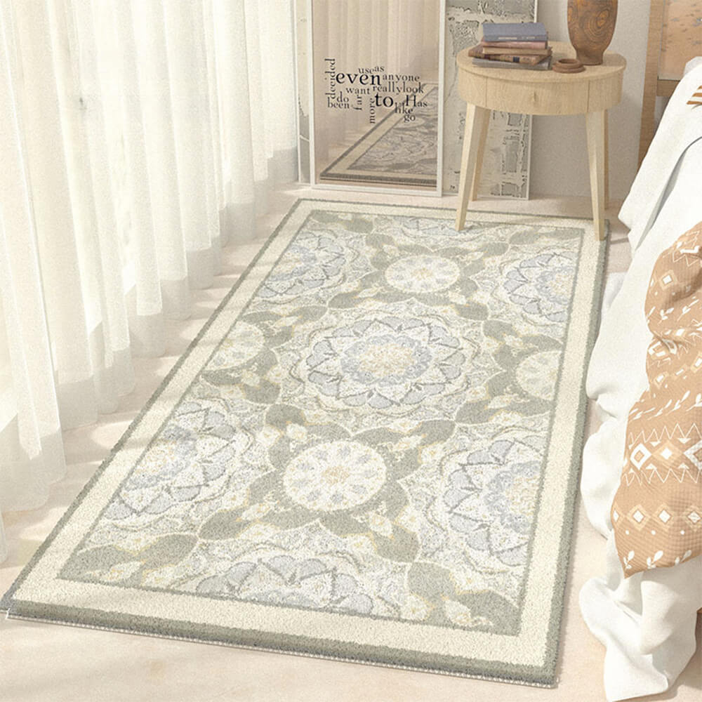 Persian Style Faux Cashmere Soft Non-Slip Home Area Rug