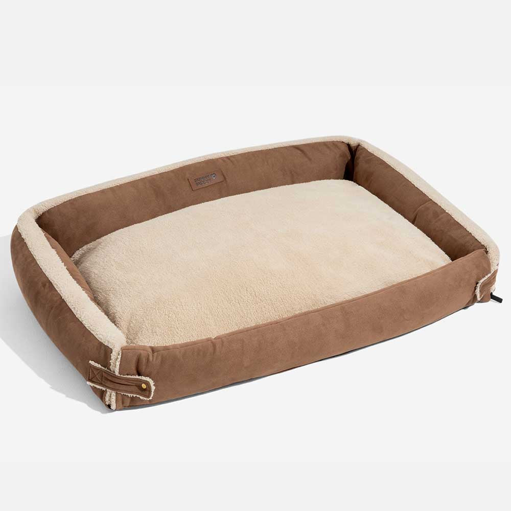 Stilvolles, erweiterbares, ergonomisches, beruhigendes Hundebett – Tranquil Paws