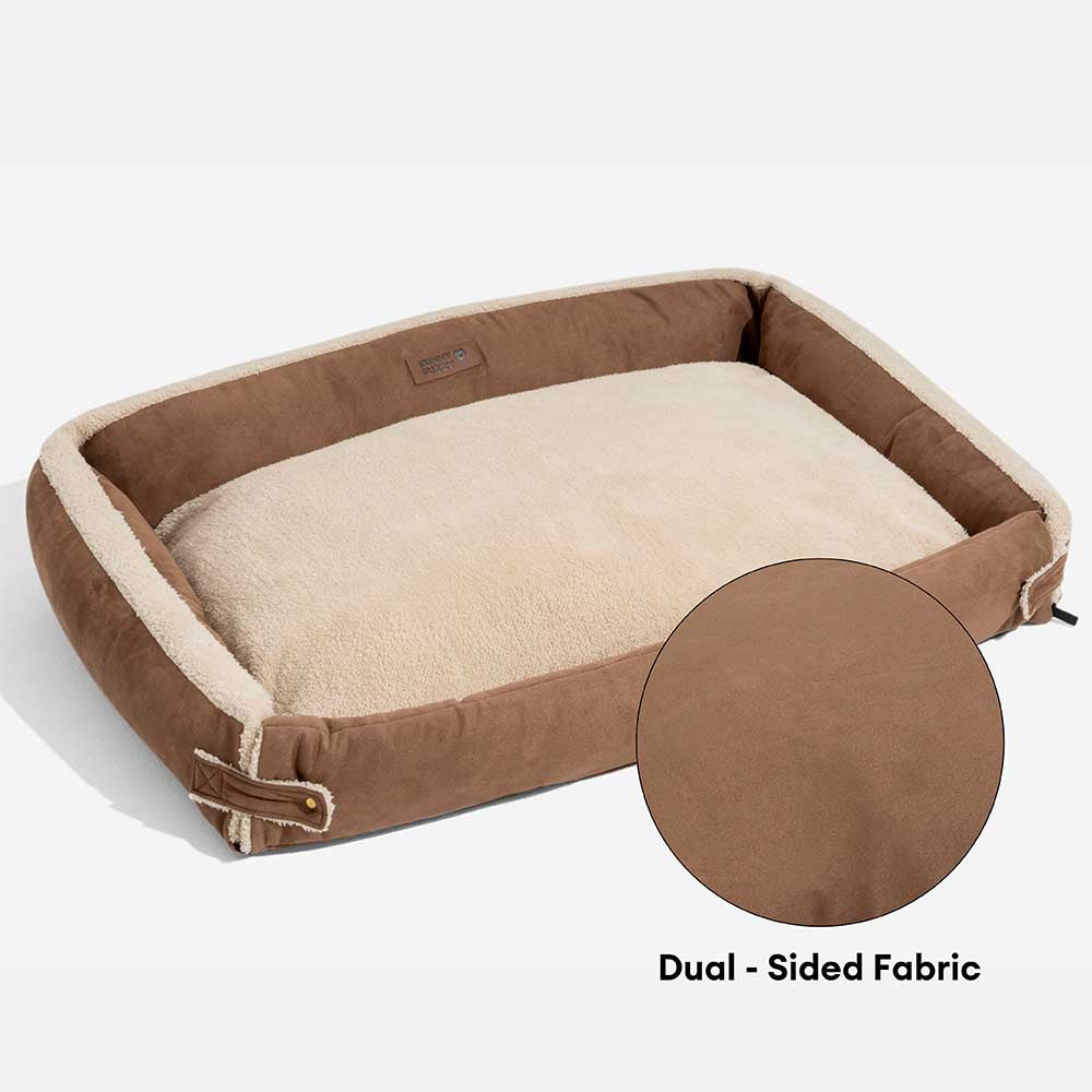 Stilvolles, erweiterbares, ergonomisches, beruhigendes Hundebett – Tranquil Paws