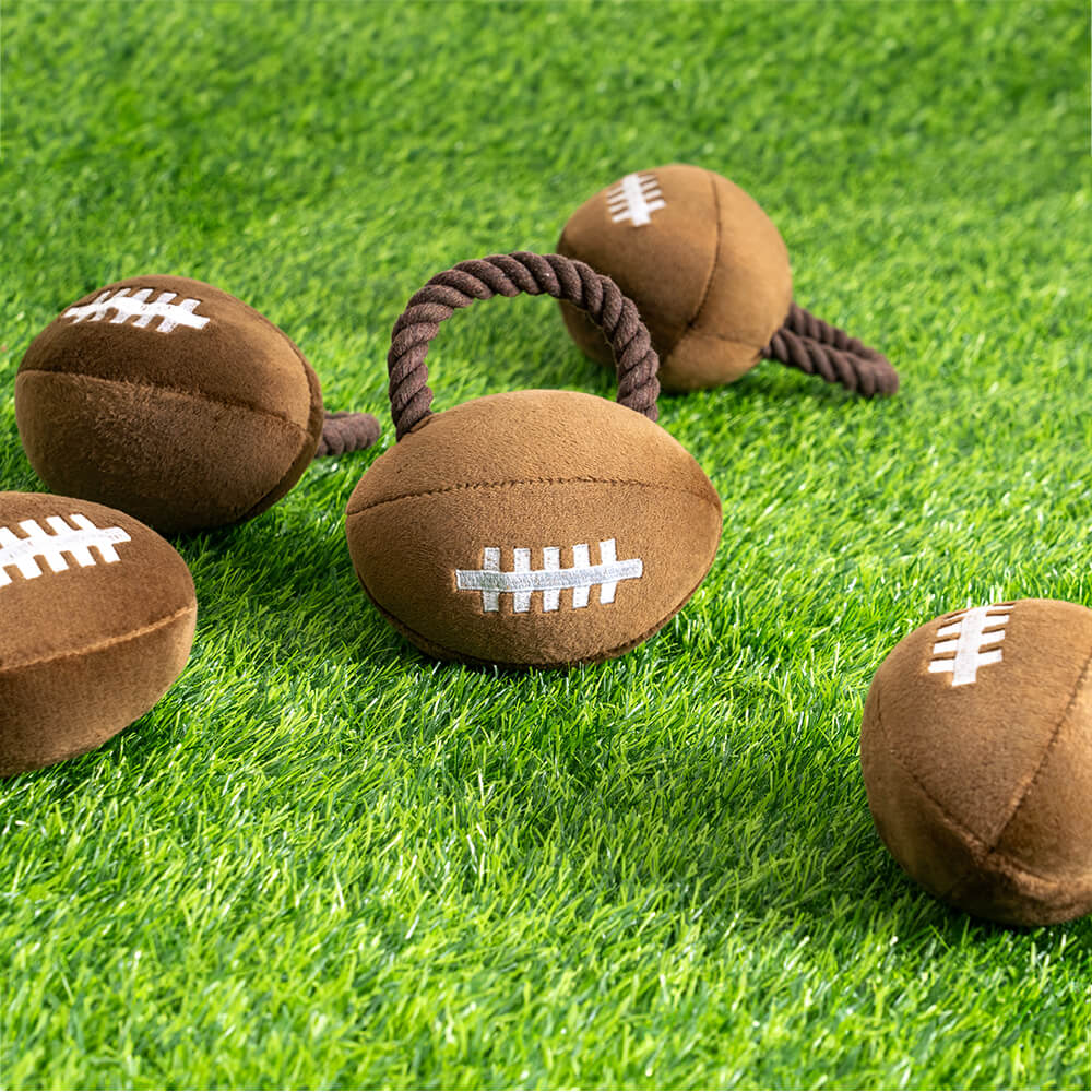 Super Bowl Peluche Rugby Football Son Jouet Chien Jouet Interactif