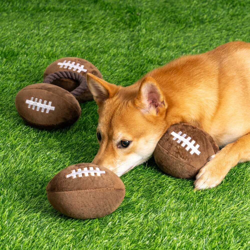 Super Bowl Peluche Rugby Fútbol Sonido Juguete Perro Juguete Interactivo