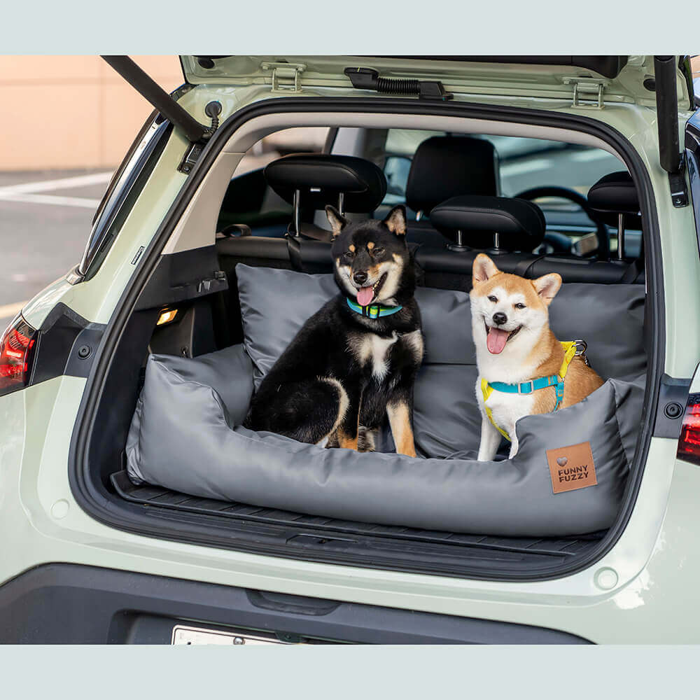 Traversin de voyage imperméable de sécurité pour chien de taille moyenne et grande taille, lit de siège arrière de voiture