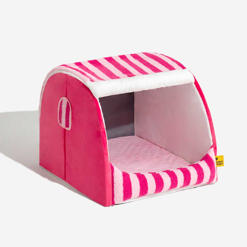 Trendy Stripe House Orthopädisches Hundebett – gemütliches Versteck