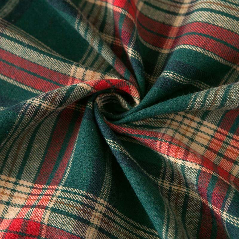 Vintage Christmas Style Plaid Blanket Full Wrap Couch Cover