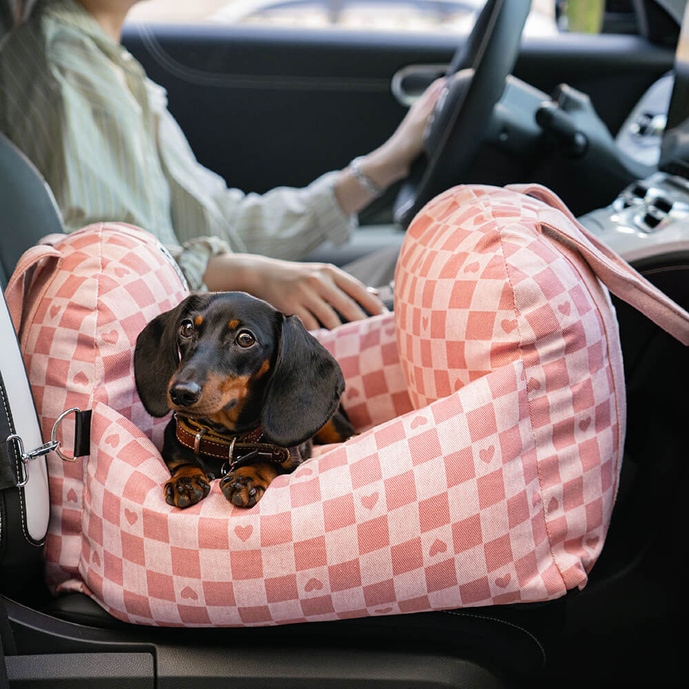 Cama para asiento de seguridad para perros y cachorros Travel Safety - Primera clase