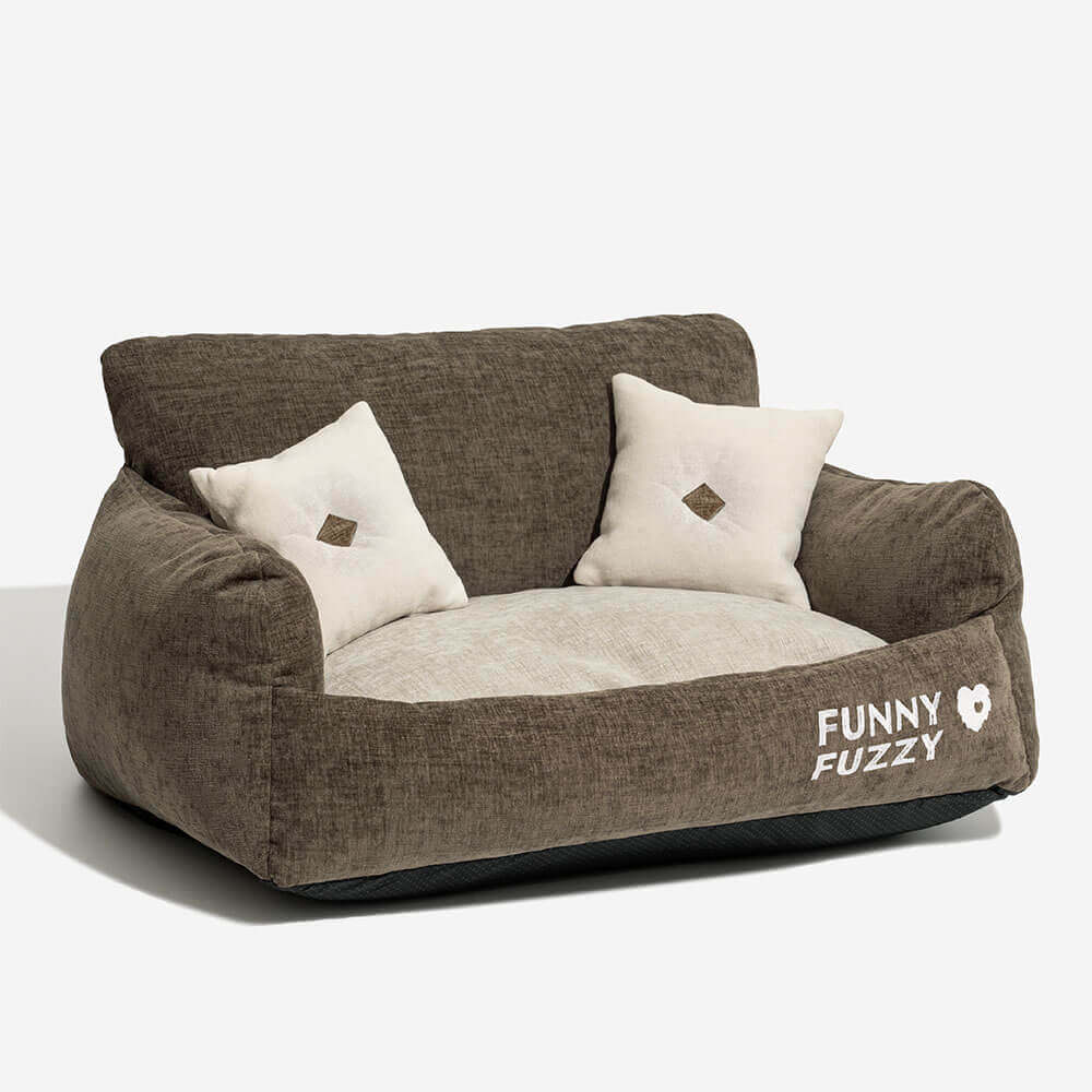 Good Things Leinen, atmungsaktives Komfort-Schlafsofa für Haustiere, Hundebett