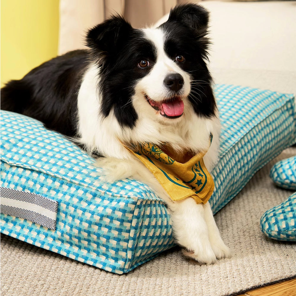 Waffle Shape Sweet Dreams Calming Dog Bed