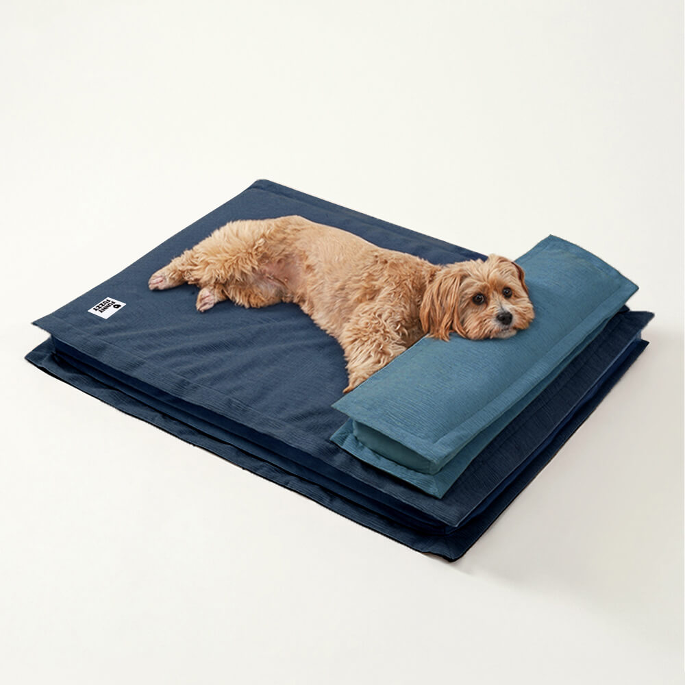 Antiansiedad impermeable con soporte de esponja Cama para perros para dormir profundo