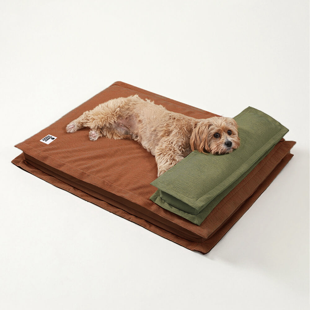 Antiansiedad impermeable con soporte de esponja Cama para perros para dormir profundo