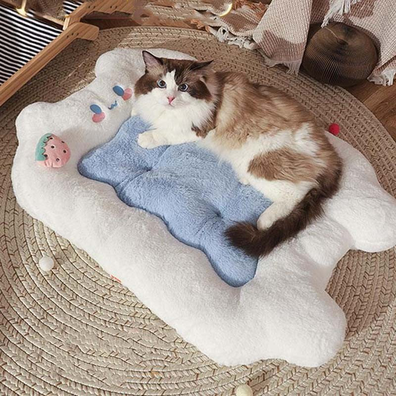 Lit coussin mignon pour chat et chien à fourrure