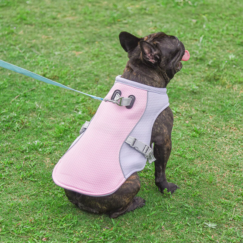 Breathable Vest For Sunstroke Prevention Water-soakable Dog Cooling Vest