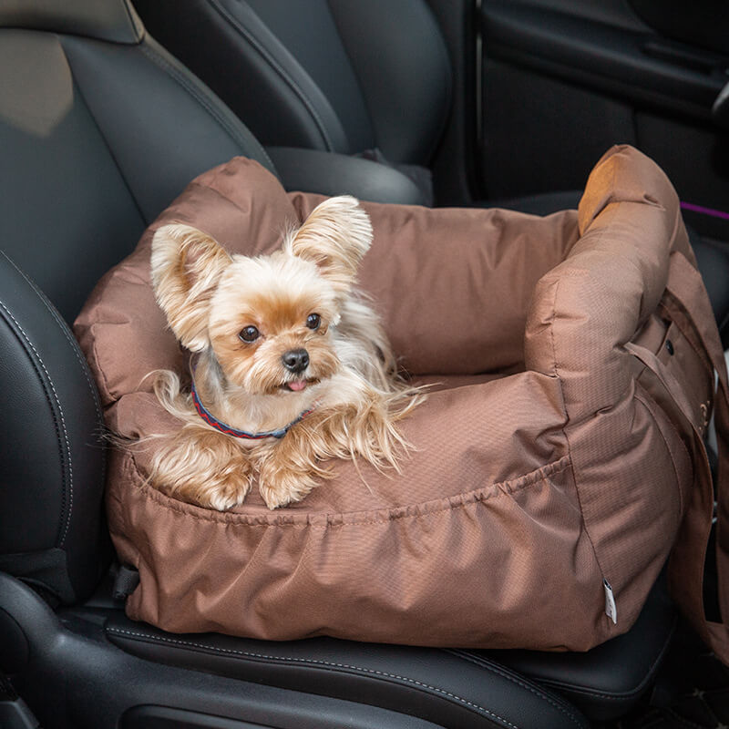 Modische, wasserdichte Designer-Haustiertragetasche, Sicherheits-Hunde-Autositzbett