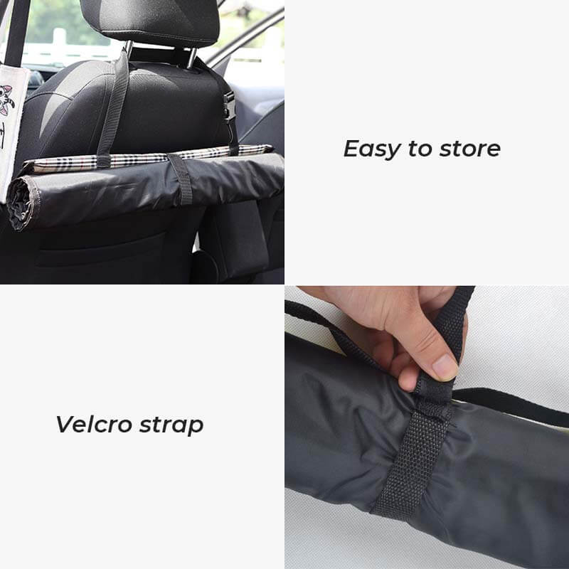 Funda para asiento de coche para perros impermeable, gruesa y plegable