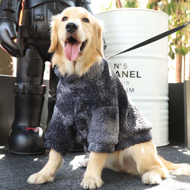 Manteaux de veste pour chien à fourrure tie-dye