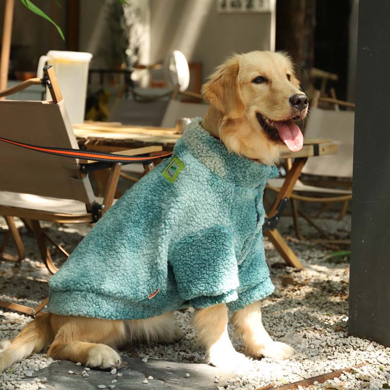 Manteaux de veste pour chien à fourrure tie-dye