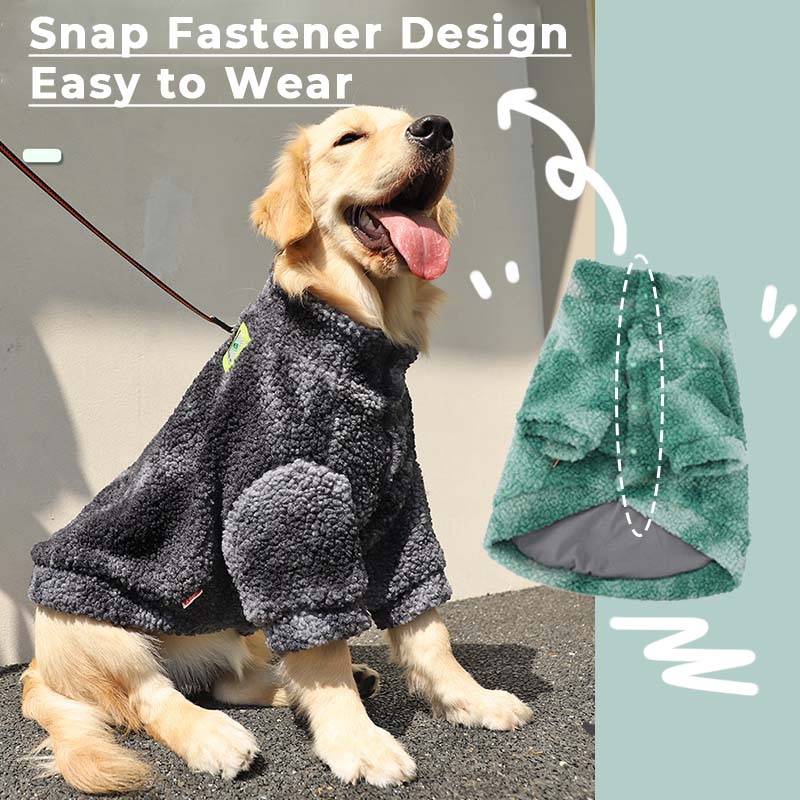 Manteaux de veste pour chien à fourrure tie-dye