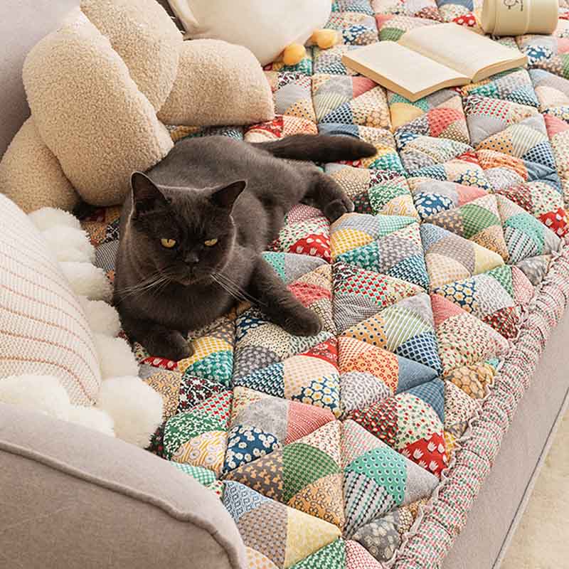 Garden Chic Cotton Pet Friendly Protective Couch Cover