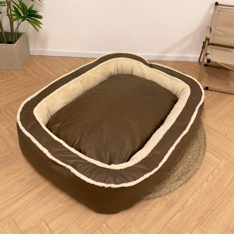 Funda de cama - Cama ortopédica para perros, cama grande, cálida y profunda para dormir