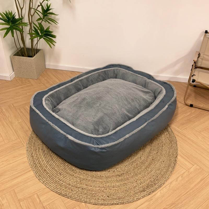 Cama ortopédica para perros, cama grande, cálida y profunda para dormir