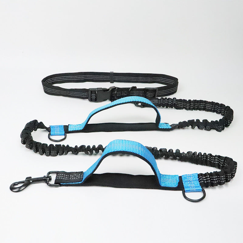 Multifunction Hands Free Dog Leash With Safety Seat Belt