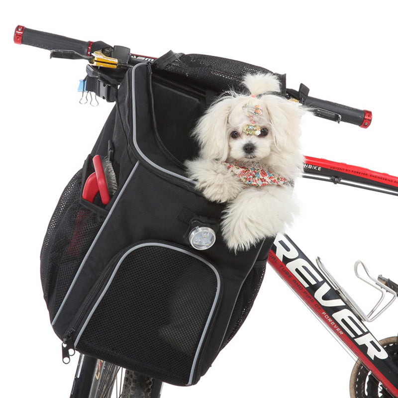 Multifunktionale Fahrradträger-Rucksacktasche für Hund und Katze