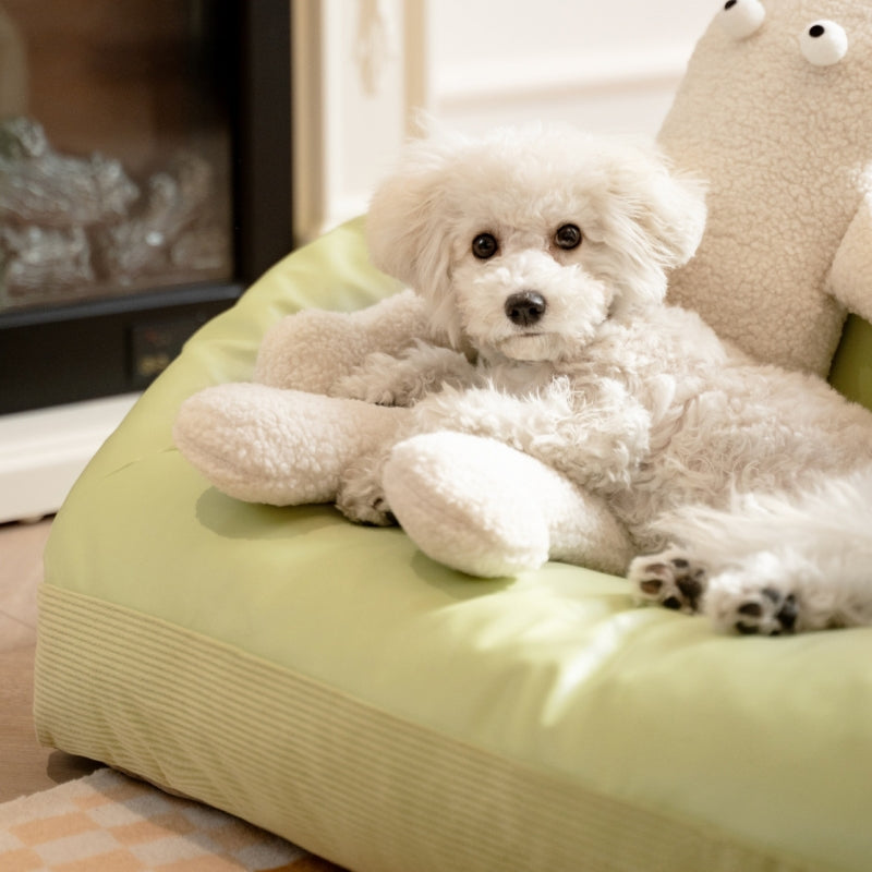 Sofá cama refrescante de cuero para perros y gatos