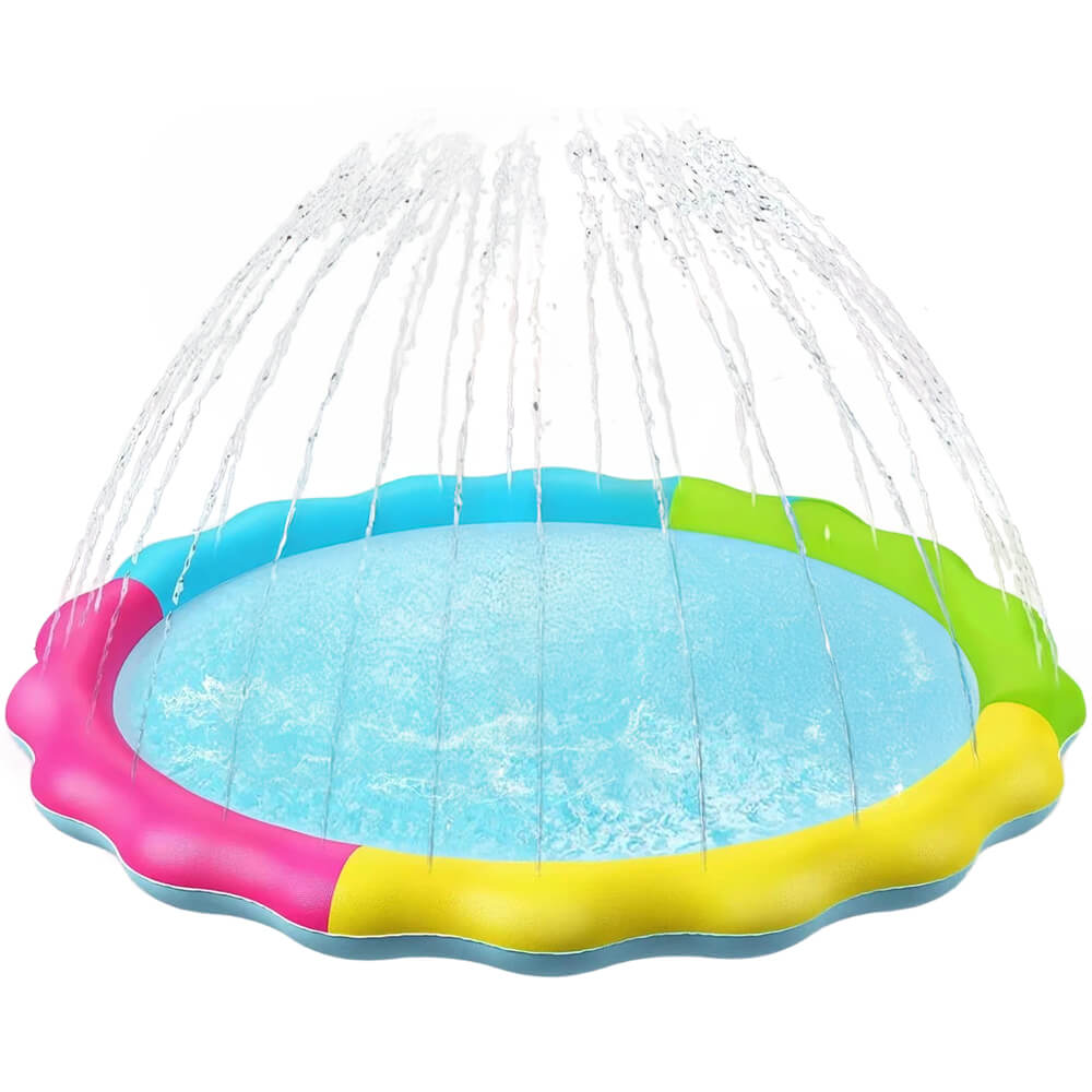 Sommer Outdoor aufblasbare Splash Spielmatte Hund Sprinkler Pad