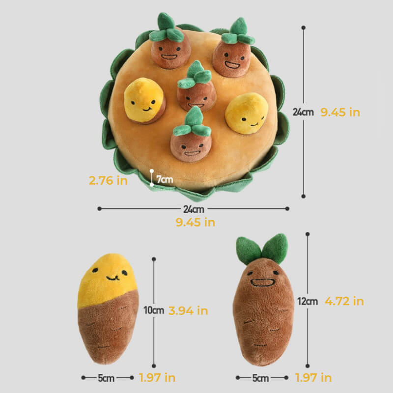 Interaktives Hunde-Puzzle-Spielzeugset zum Ziehen und Schnüffeln von Sweet Potato