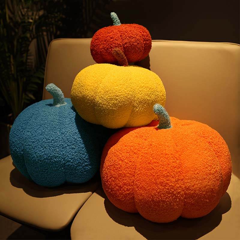 Teddy Fleece Pumpkin Pillow Sofa Pillow