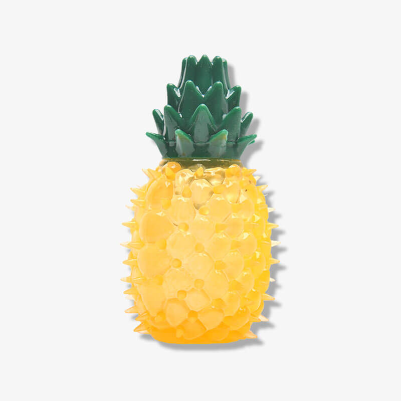 Toyos para perros de forma de fruta congelada llena de agua de goma de goma