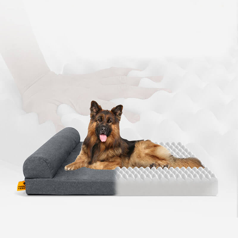 Dickes, abnehmbares, orthopädisches, wasserdichtes Hundebett