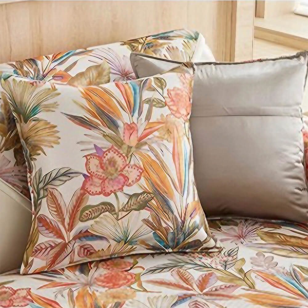 Tropical Leaves Cooling Non-slip Sectional Couch Cover