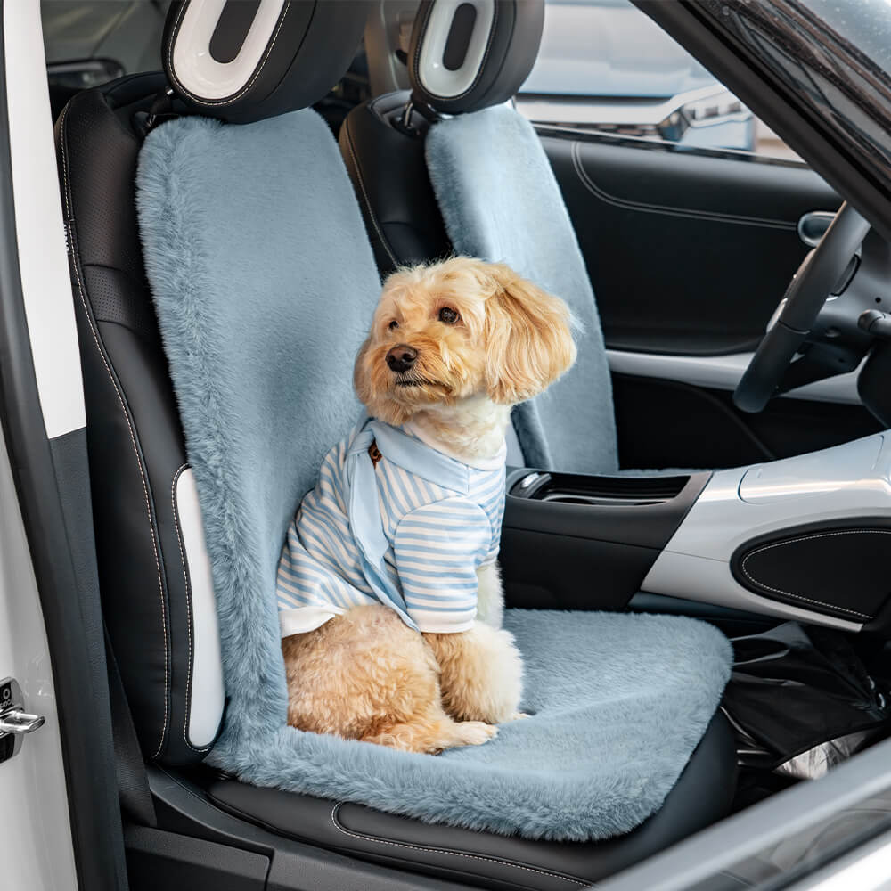 Funda universal para asiento de coche para perros humanos de felpa cálida