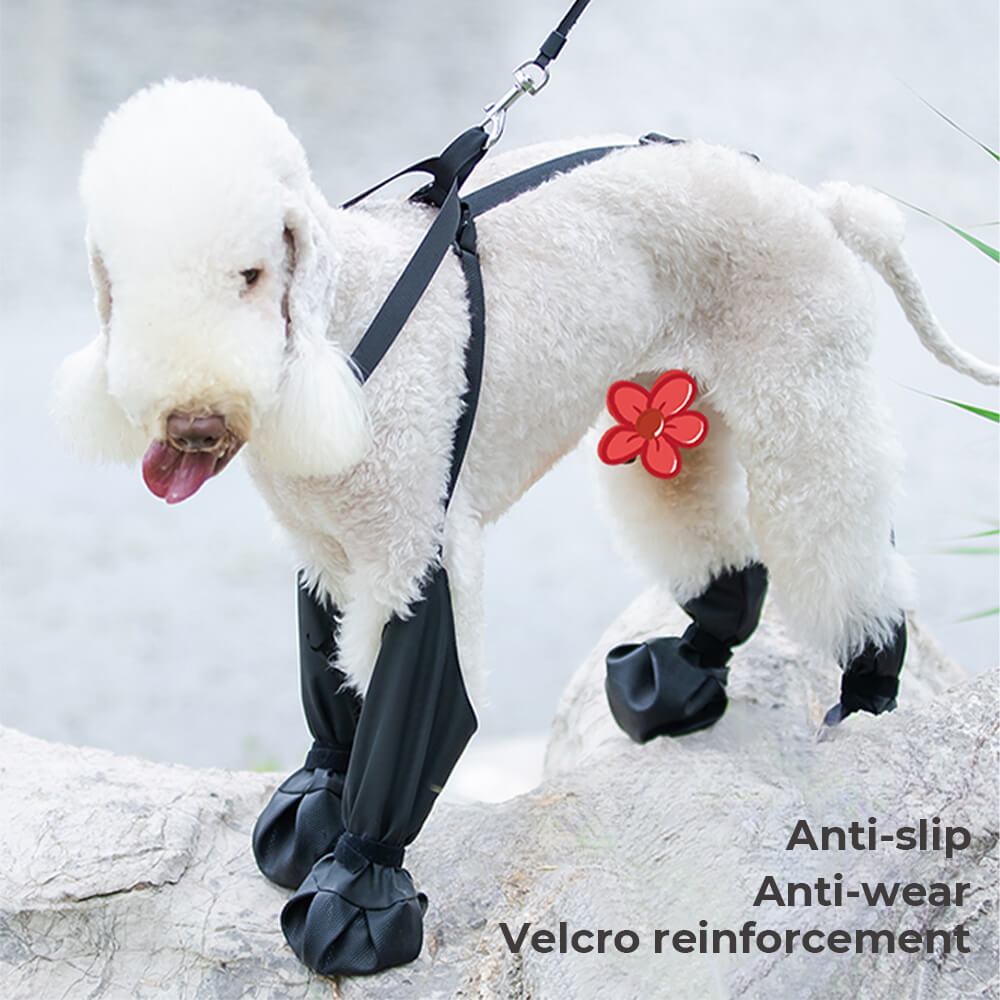 Leggings antideslizantes impermeables para botas de perro: portátiles, duraderos y resistentes a la suciedad