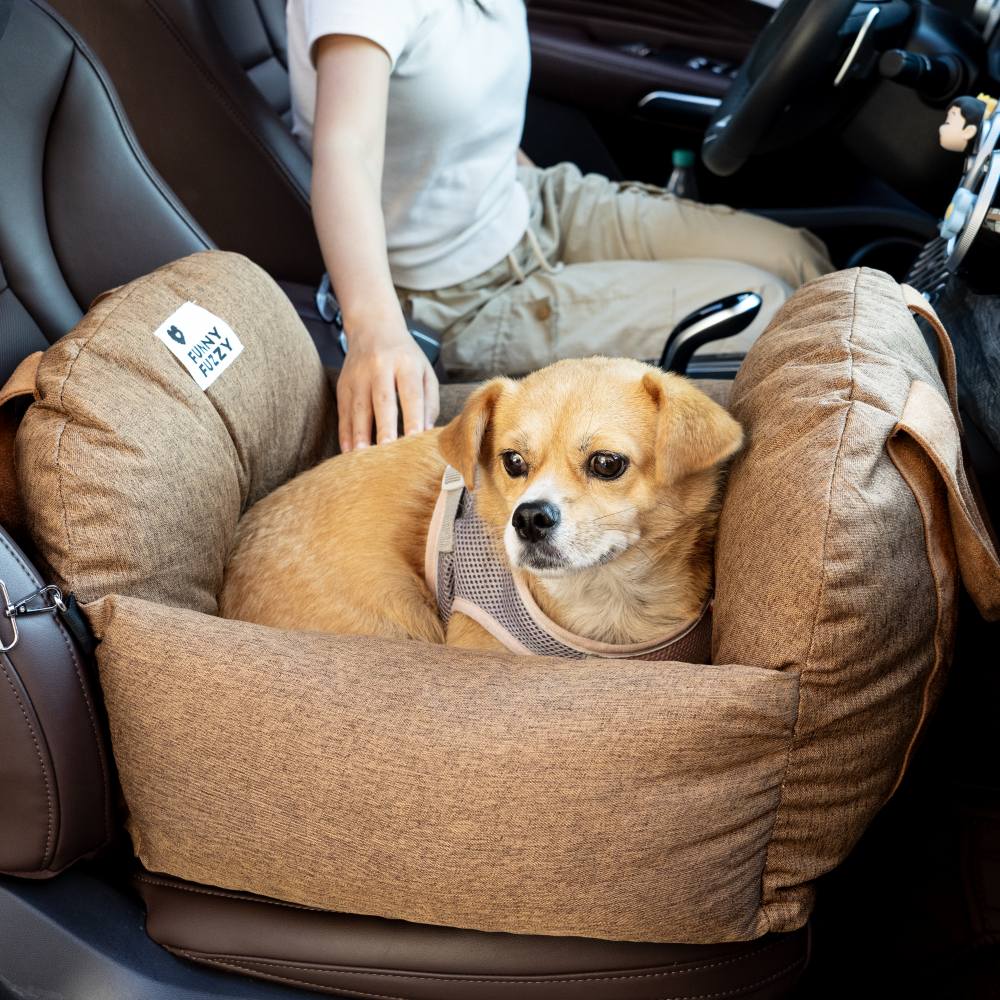 Lit de siège d'auto pour chien - Première classe