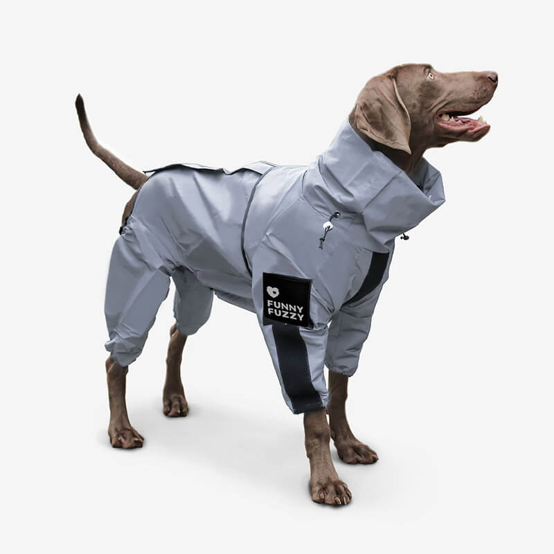 Reflective All-weather Waterproof Cool Dog Accessories Rain Coat