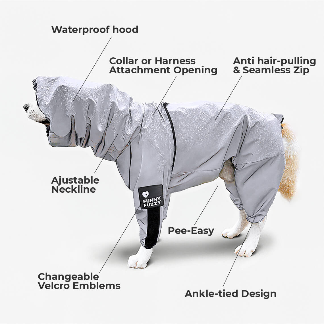 Ensemble de promenade d'accessoires pour chiens Swag & Safe Cool