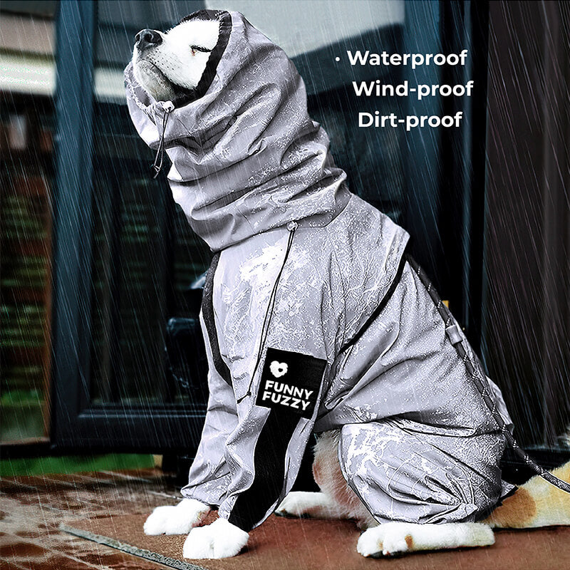 Chubasquero reflectante impermeable para todo tipo de clima, accesorios para perros geniales