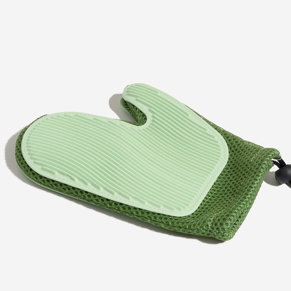 Gant de toilettage pour animaux de compagnie - Brosse flottante double face en silicone pour animaux de compagnie