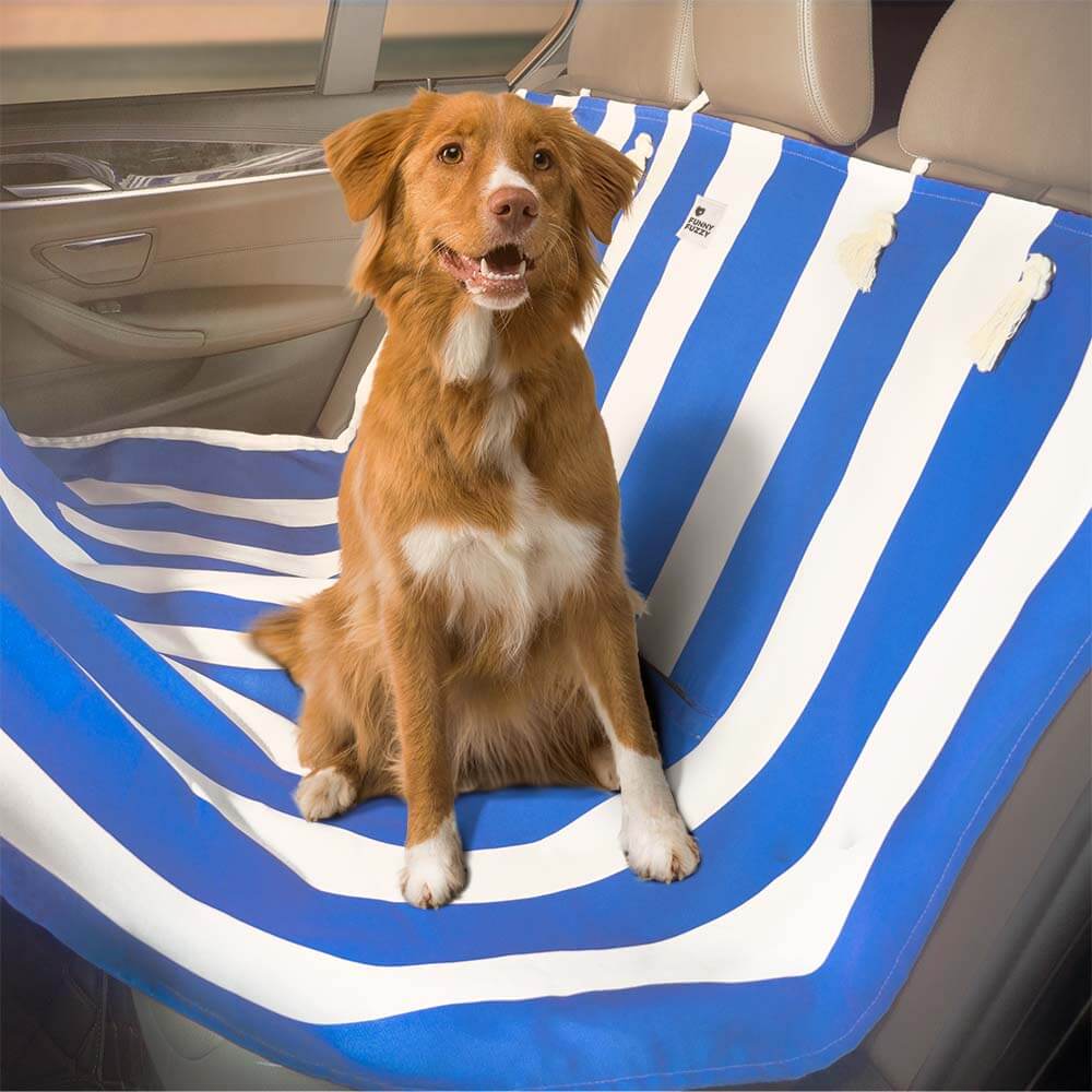 Funda para asiento de coche para perros - Vacaciones