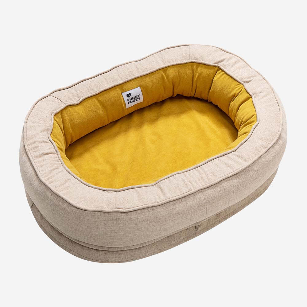 Lit orthopédique moelleux pour chien Donut