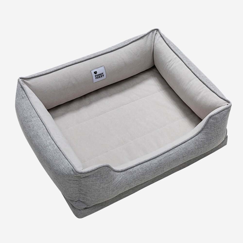 Funda de cama - Cama para perros con pan cuadrado